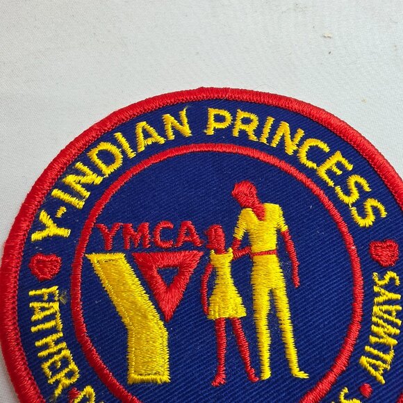 Vintage 1980's YMCA Indian Princess Father-Daughter Program Patch - Picture 2 of 6